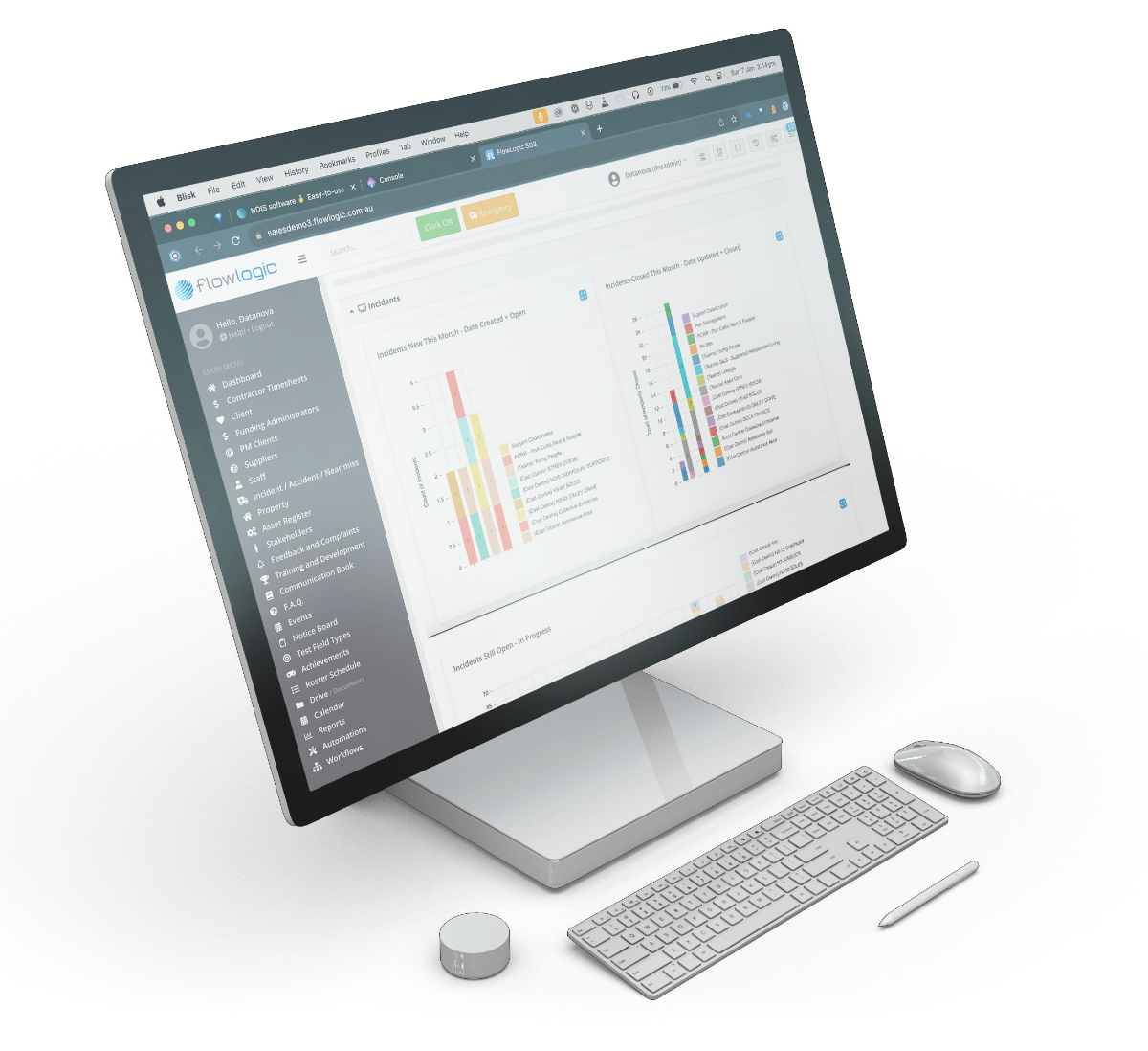 ndis dashboard computer screen shot